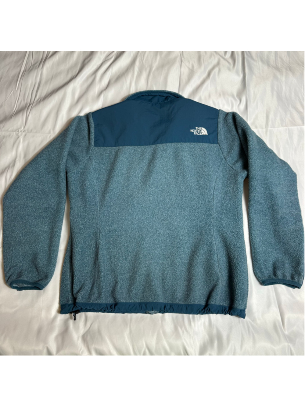 Women's The North Face Teal Polartec Fleece Jacket M - Picture 7 of 9